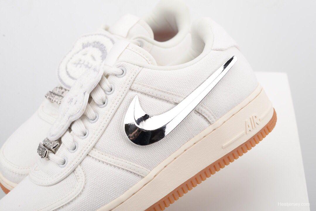 Travis Scott × Nike Air Force 1 Low "Sail"