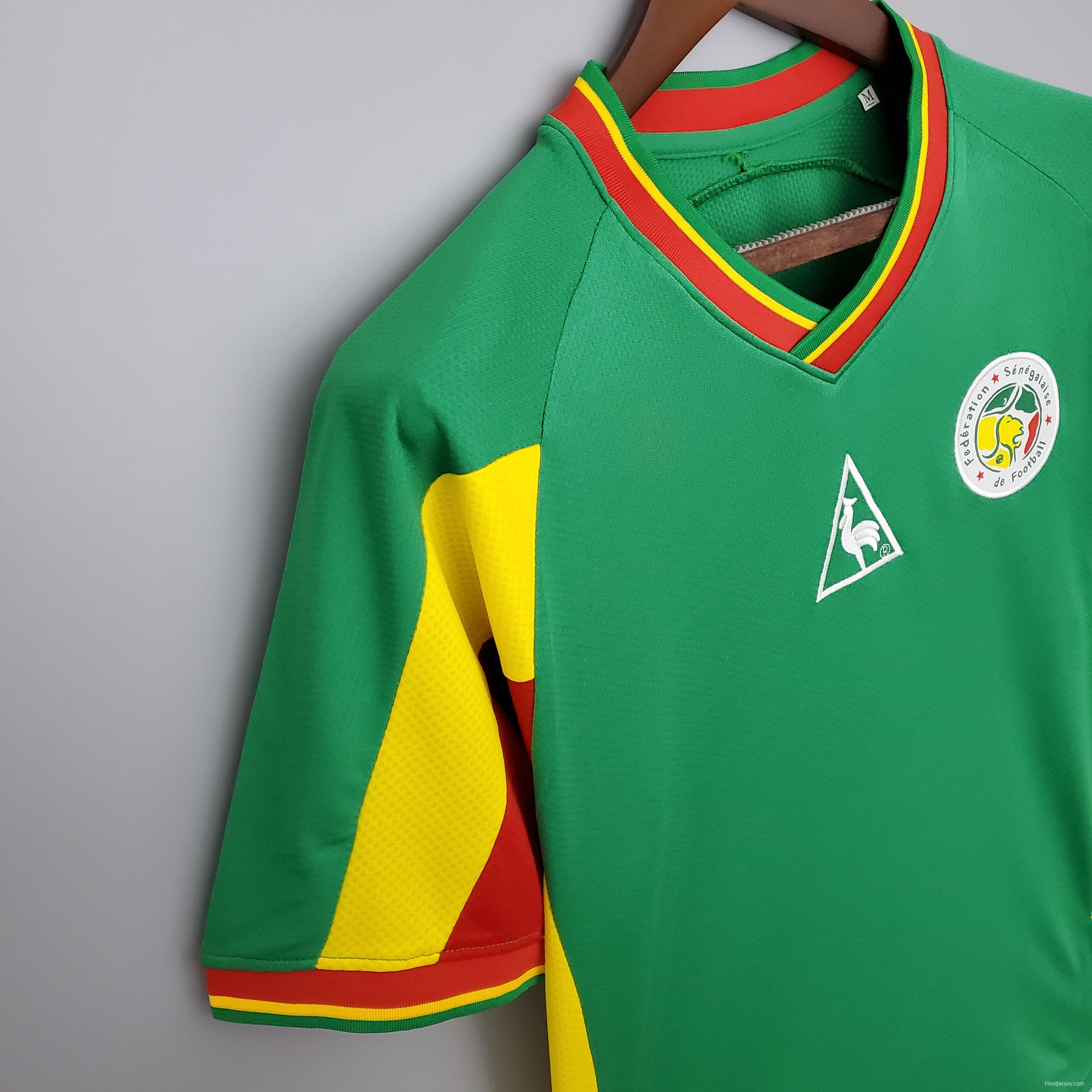 Retro 2002 Senegal green Soccer Jersey