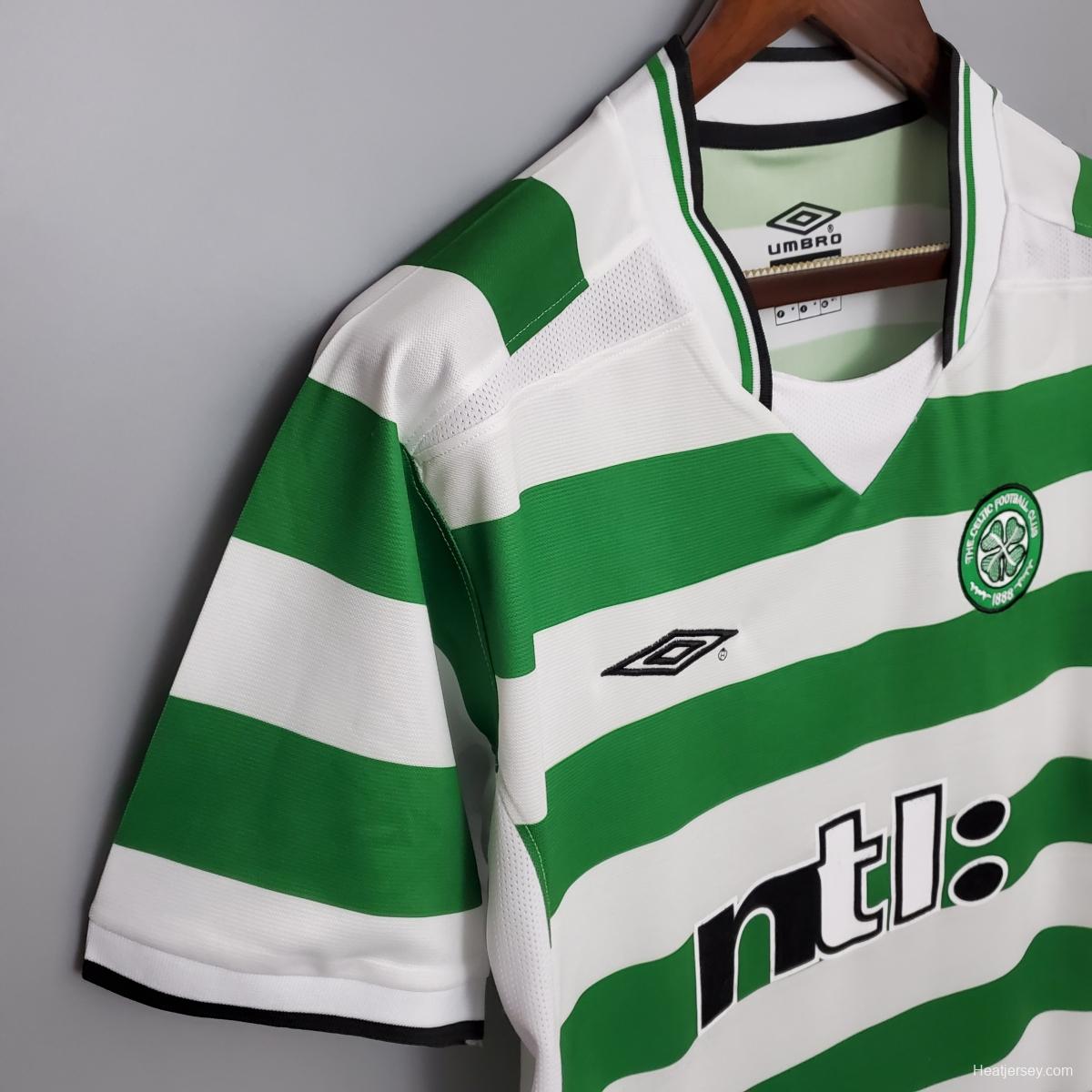 Retro 01/03 Celtic home Soccer Jersey