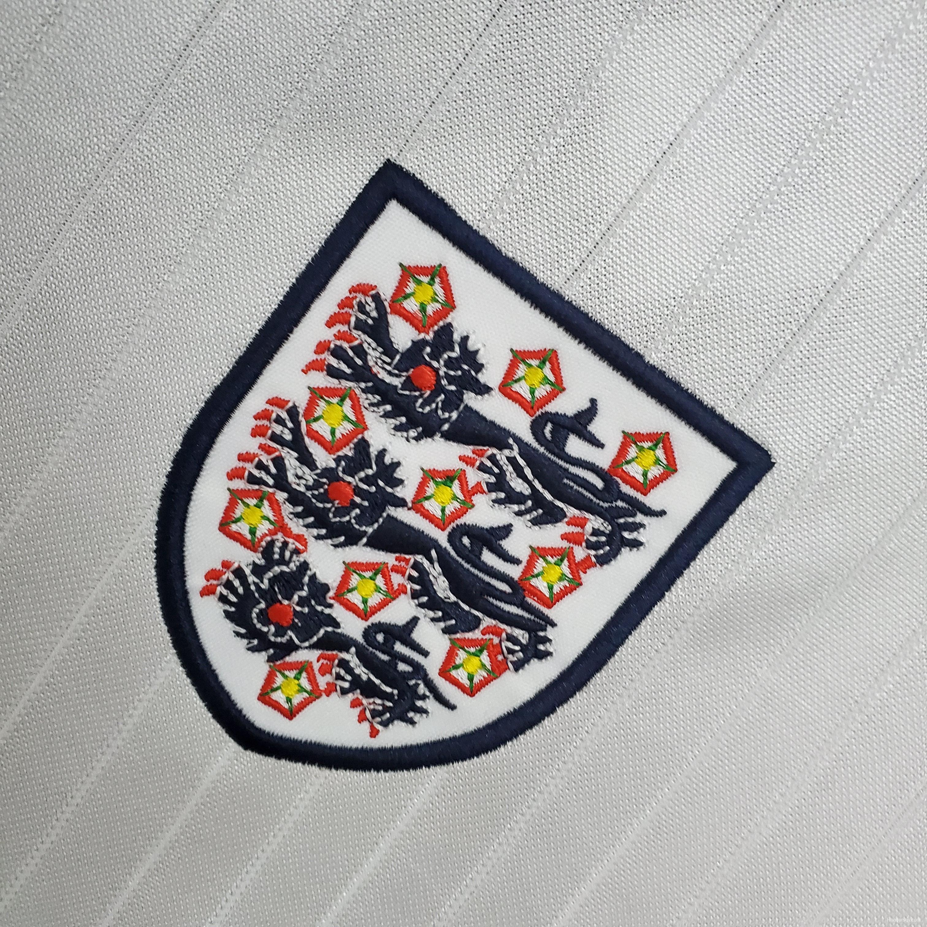 Retro 84/87 England home Soccer Jersey