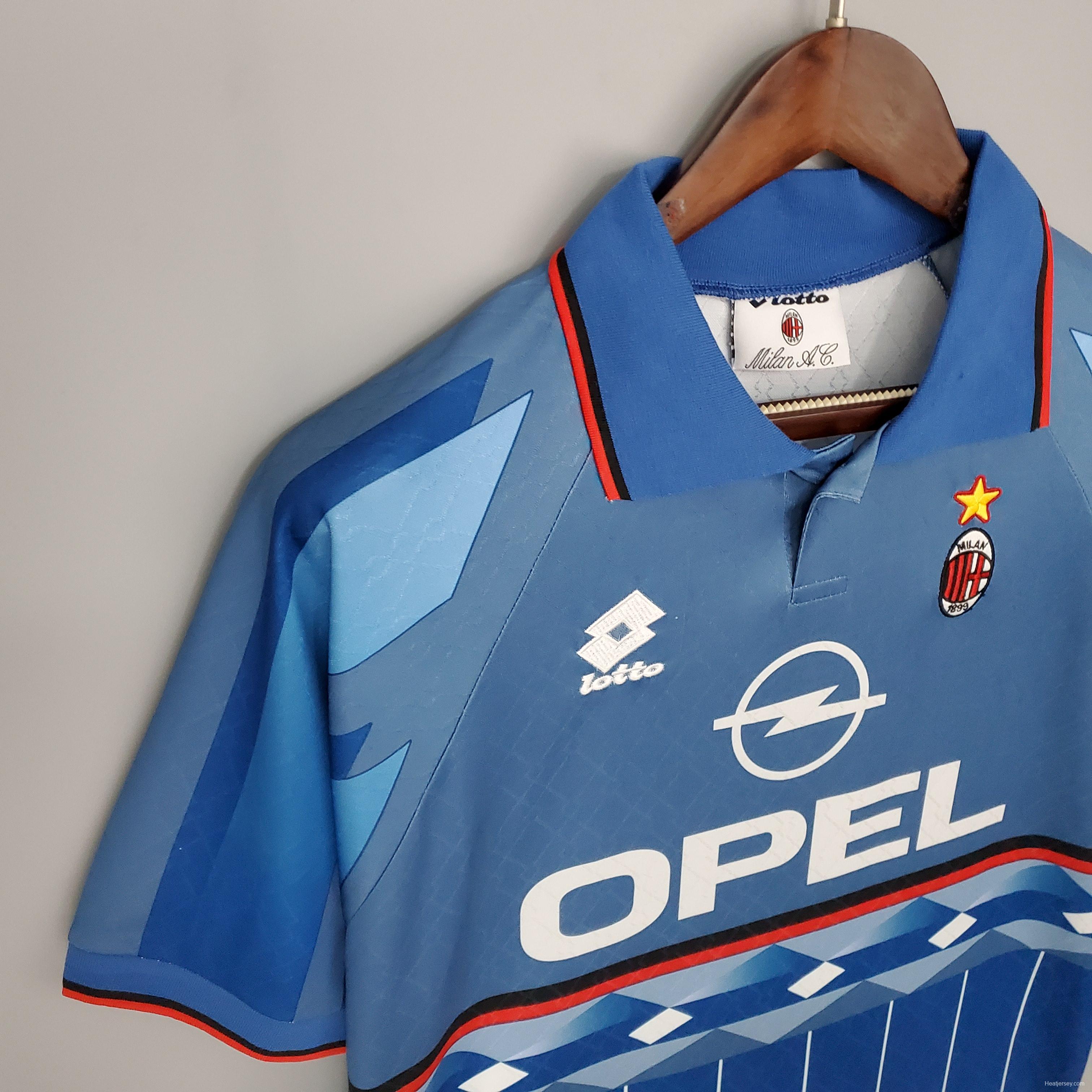 Retro 95/96 AC Milan third away Soccer Jersey