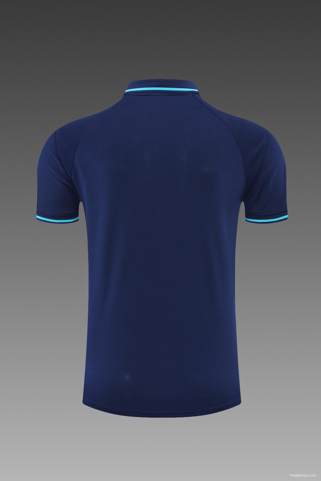 Olympique de Marseille POLO ki t royal blue (not sold separately)