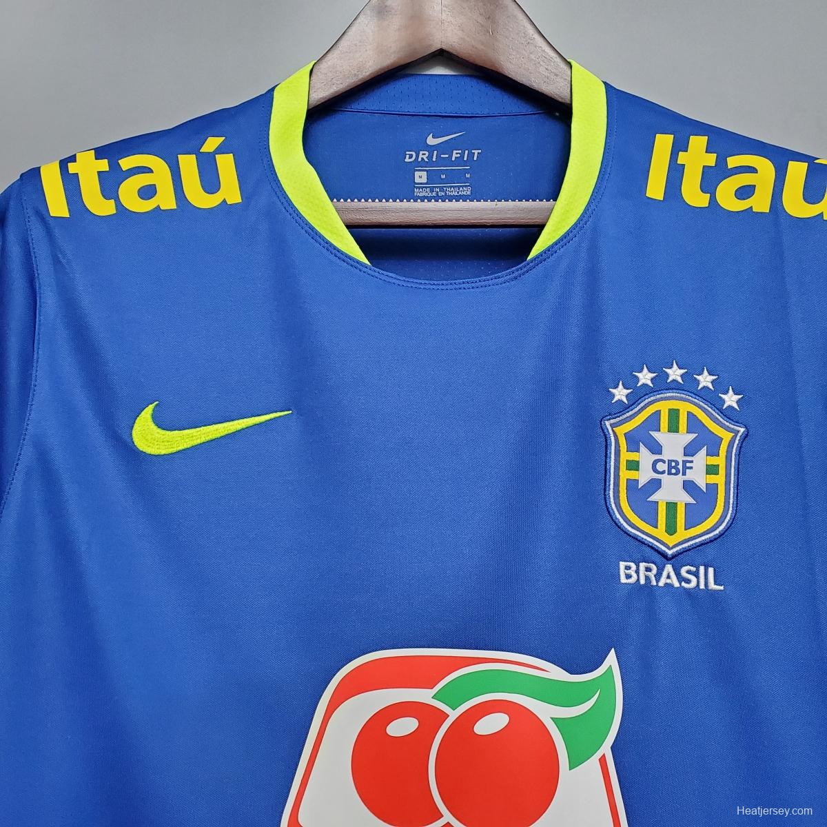 Brazil training suit blue Soccer Jersey