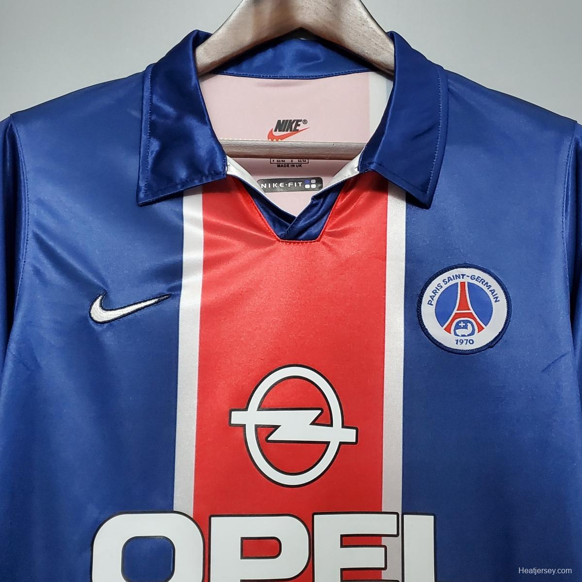 Retro 98/99 PSG home Soccer Jersey