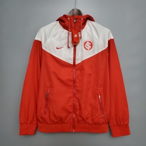 Windbreaker Internacional Red and White Soccer Jersey