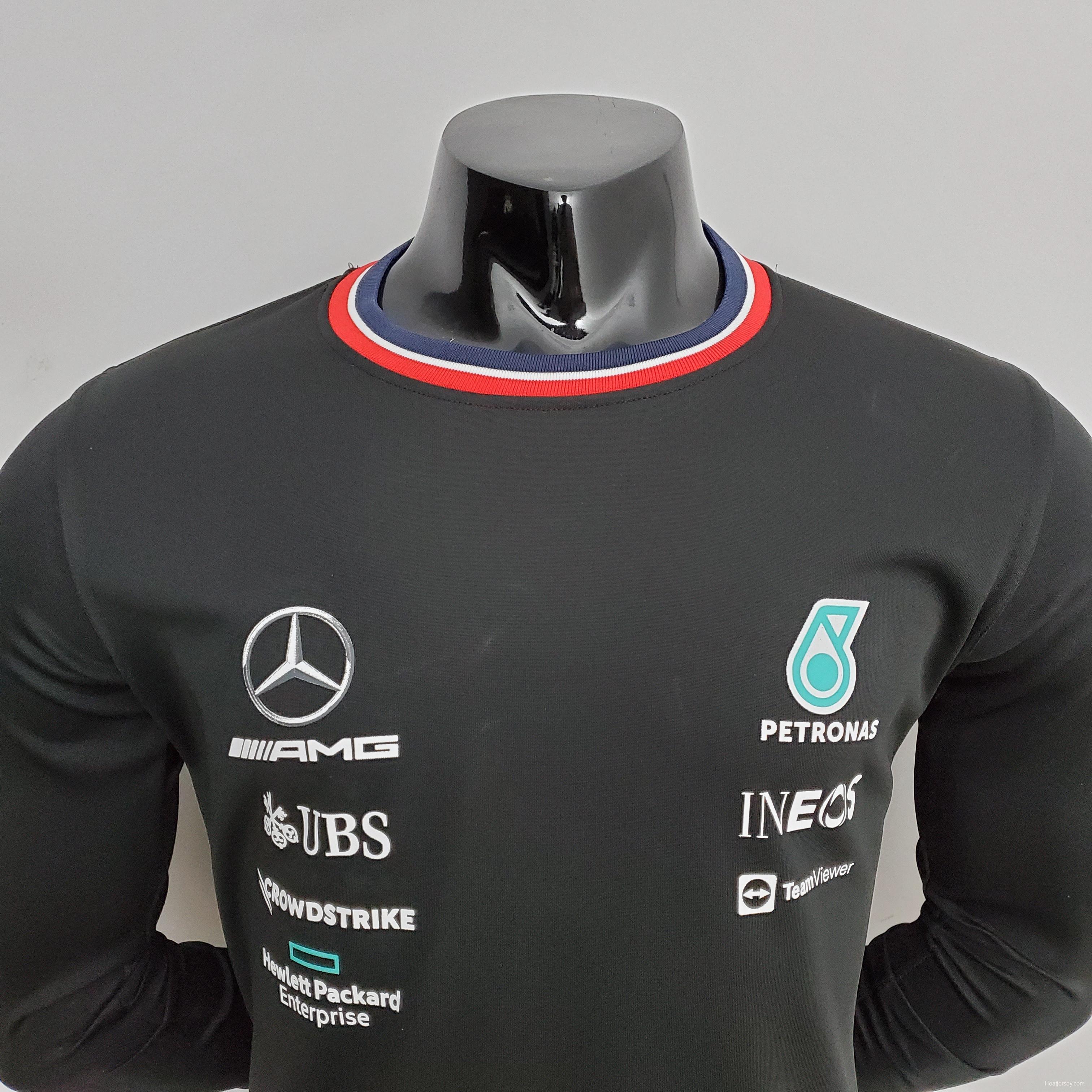 F1 Formula One 2022 Mercedes Long Sleeve black S-5XL