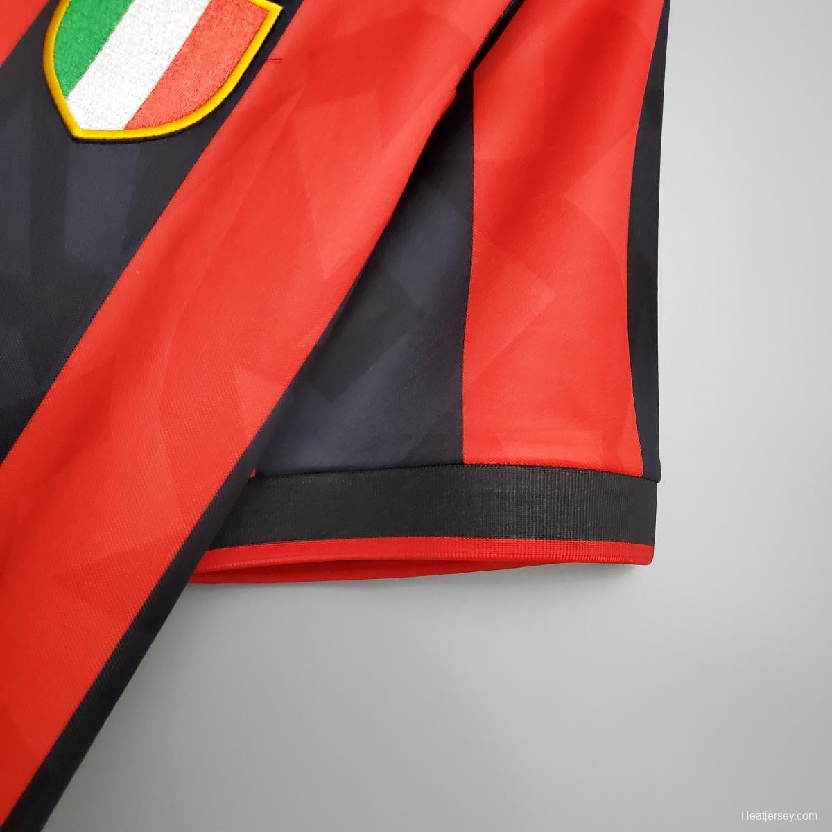 Retro 93/94 AC Milan home Soccer Jersey