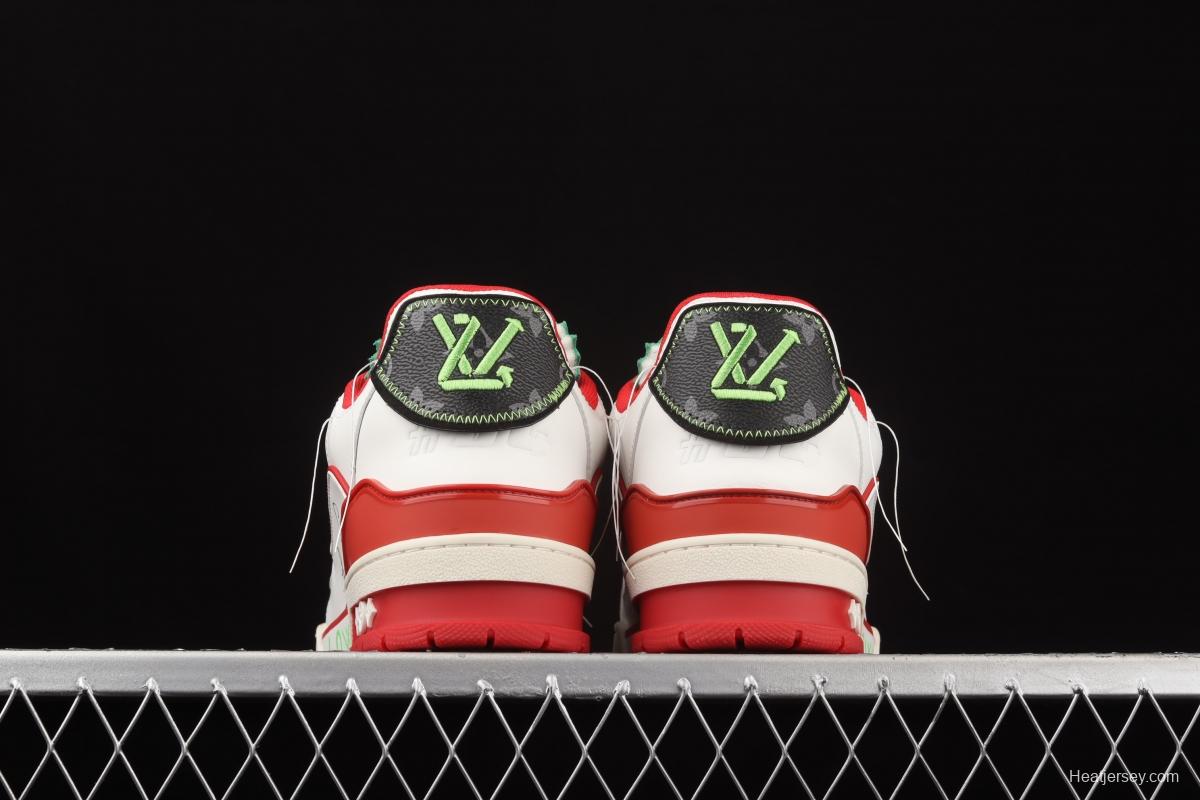 Authentic LV 2021s LV Trainer is limited to the latest color matching in autumn