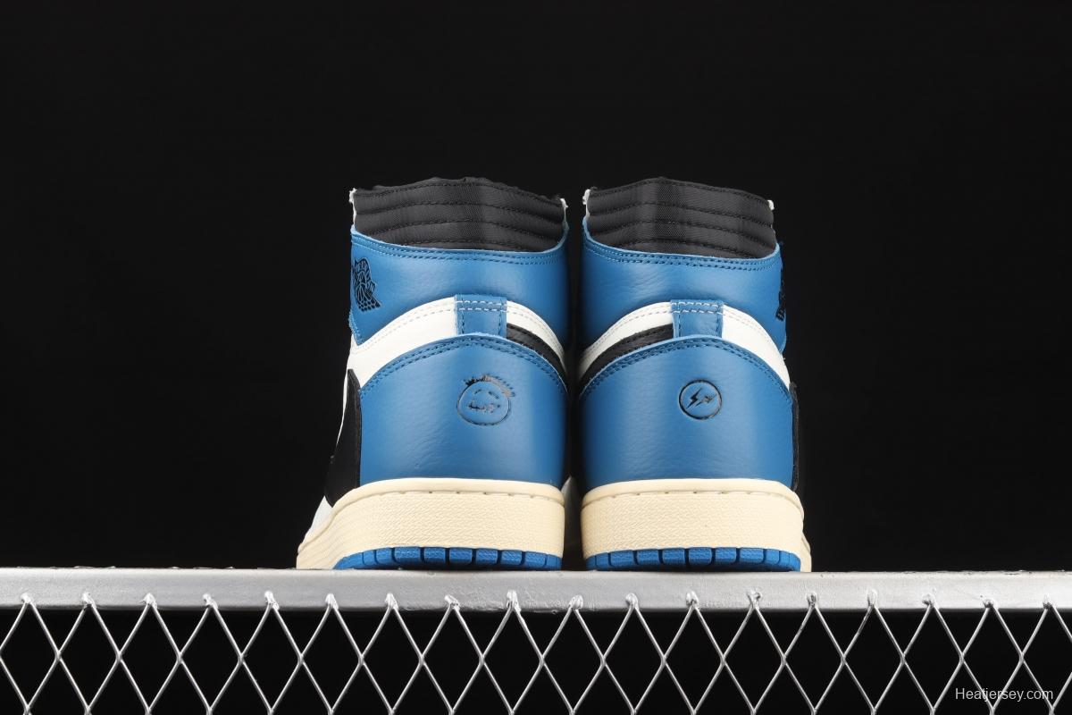 Travis Scott x Air Jordan 1 High OG Lightning inverted head layer original Standard DH3227-105