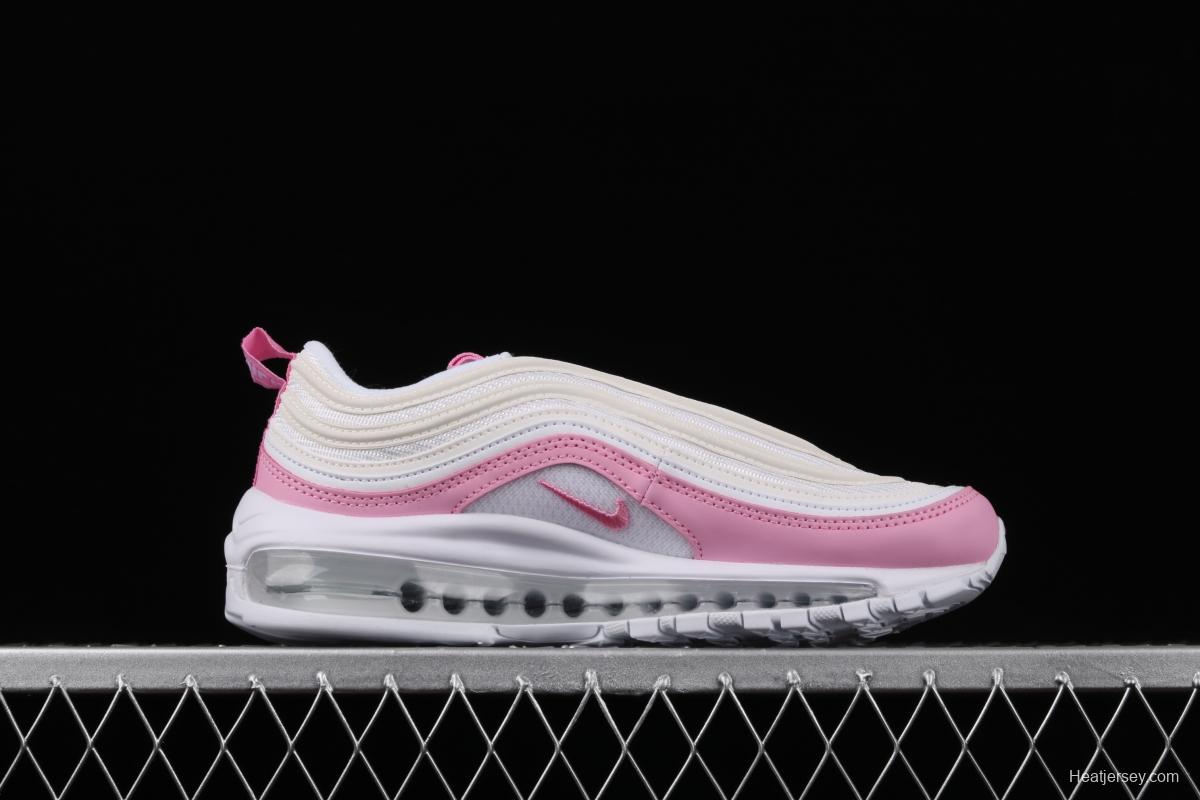 NIKE Air Max 97 ESS white pink bullet air cushion running shoes BV1982-100