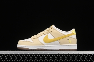 NIKE SB DUNK Low dunk series lemon yellow color matching low-side leisure sports skateboard shoes DJ6902-700