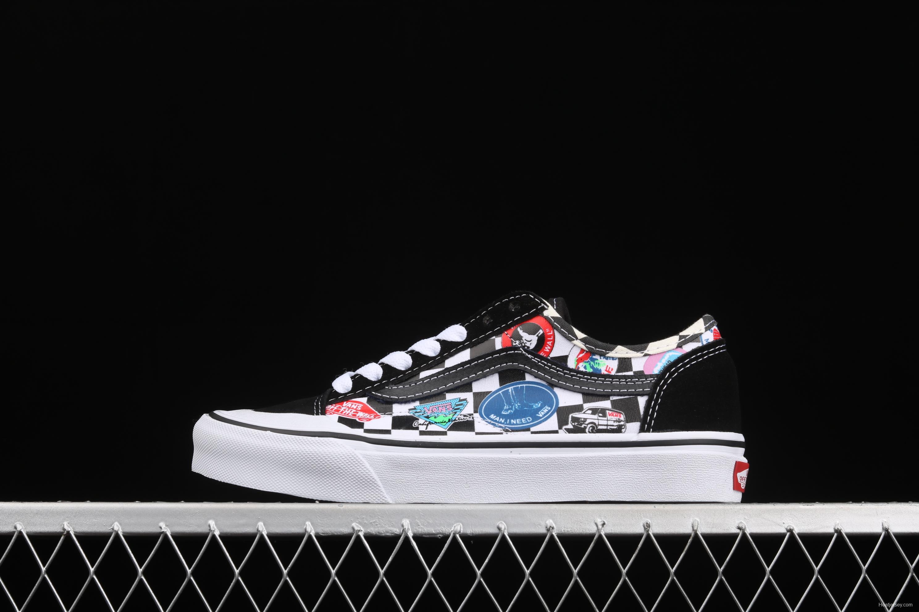 Vans Style 36 Cecon SF Vance color Logo printed low-top casual board shoes VN0A3MVL3P0