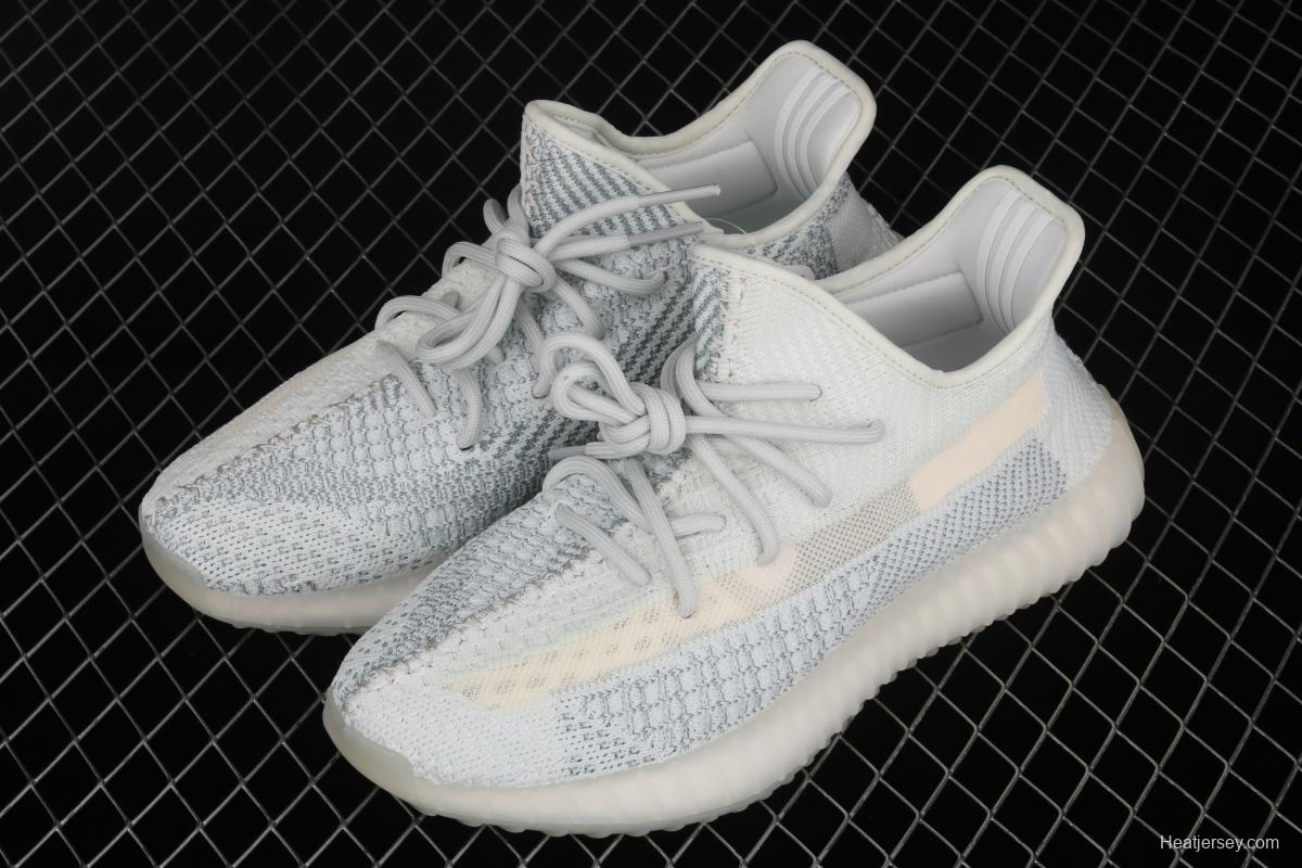 Adidas Yeezy 350 Boost Basf V2 FW5317 Darth Coconut 350 second generation hollowed-out silk ice blue star color BASF Boost original