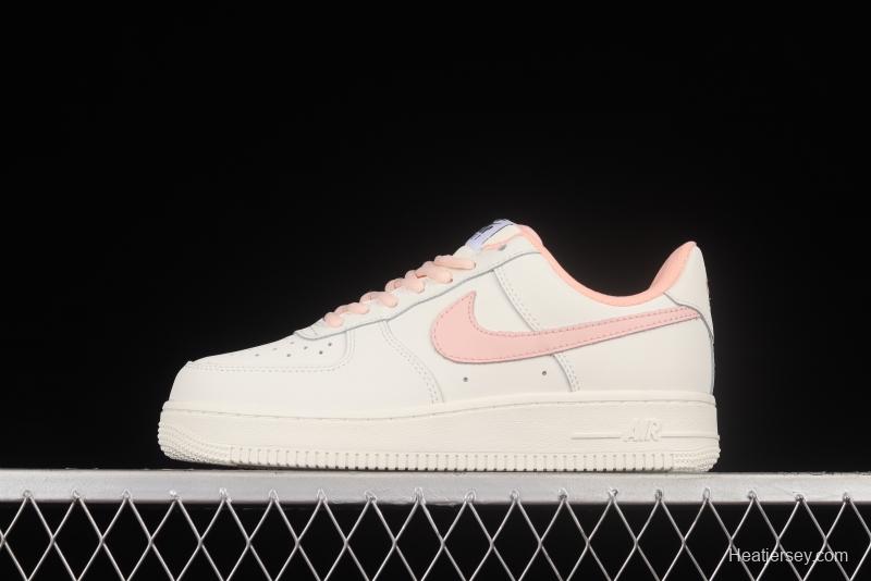 NIKE Air Force 1'07 Low White Pink Low Casual Sneakers CQ5059-106