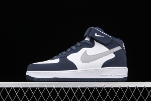 NIKE Air Force 11607 Mid midnight blue Zhongbang casual board shoes AQ2263-115