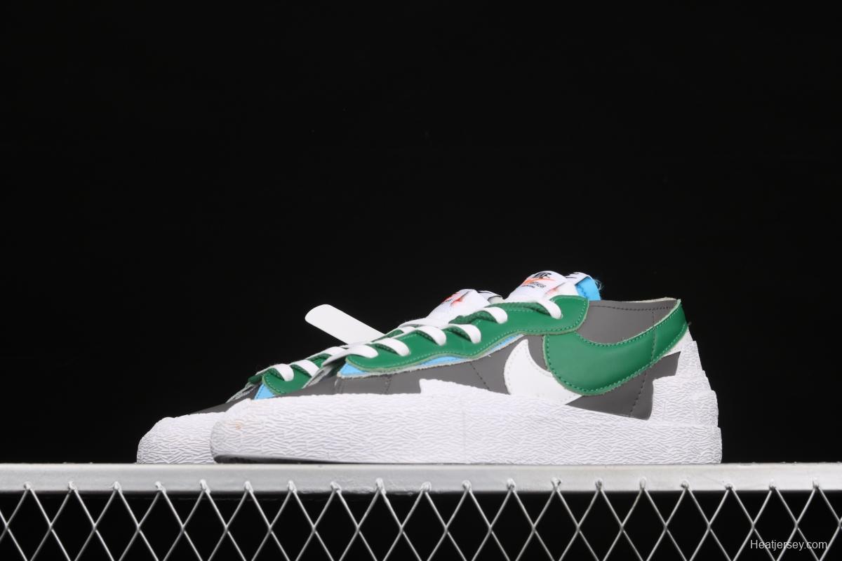 Sacai x NIKE Blazer Low co-signed Trail Blazers low-top casual board shoes DD1877-001