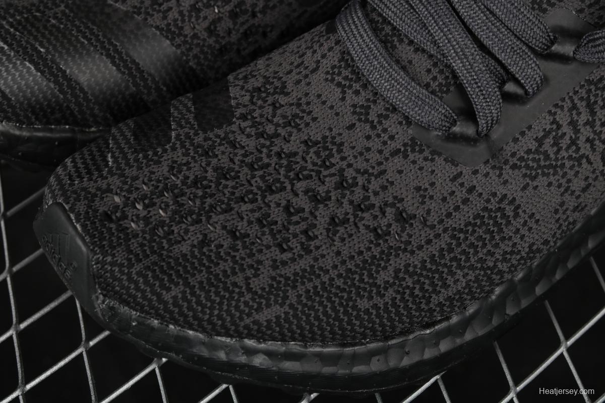 Adidas Ultra Boost Uncaged LTD Triple Black BA7996 socks and shoes