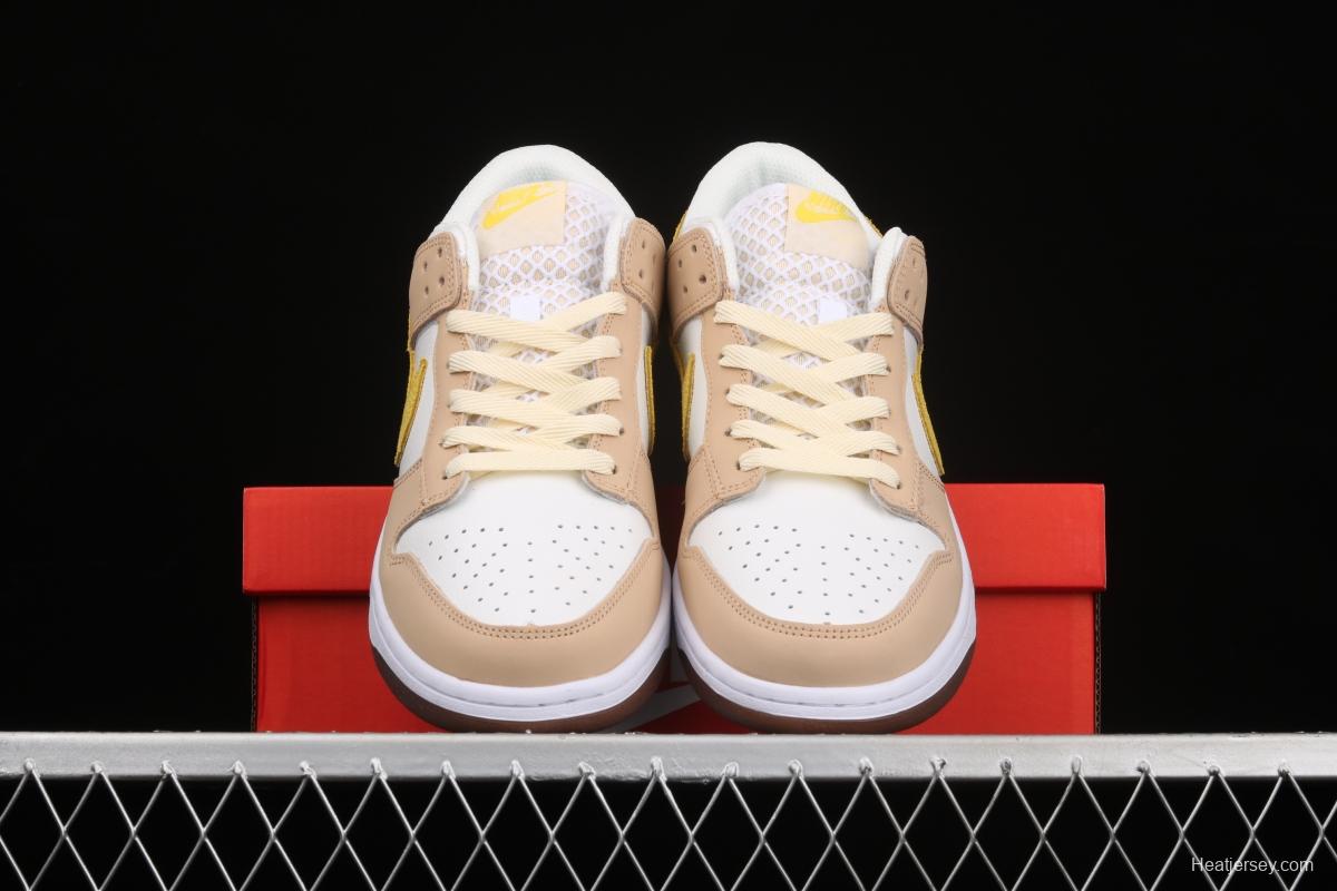 NIKE SB DUNK Low dunk series lemon yellow color matching low-side leisure sports skateboard shoes DJ6902-700