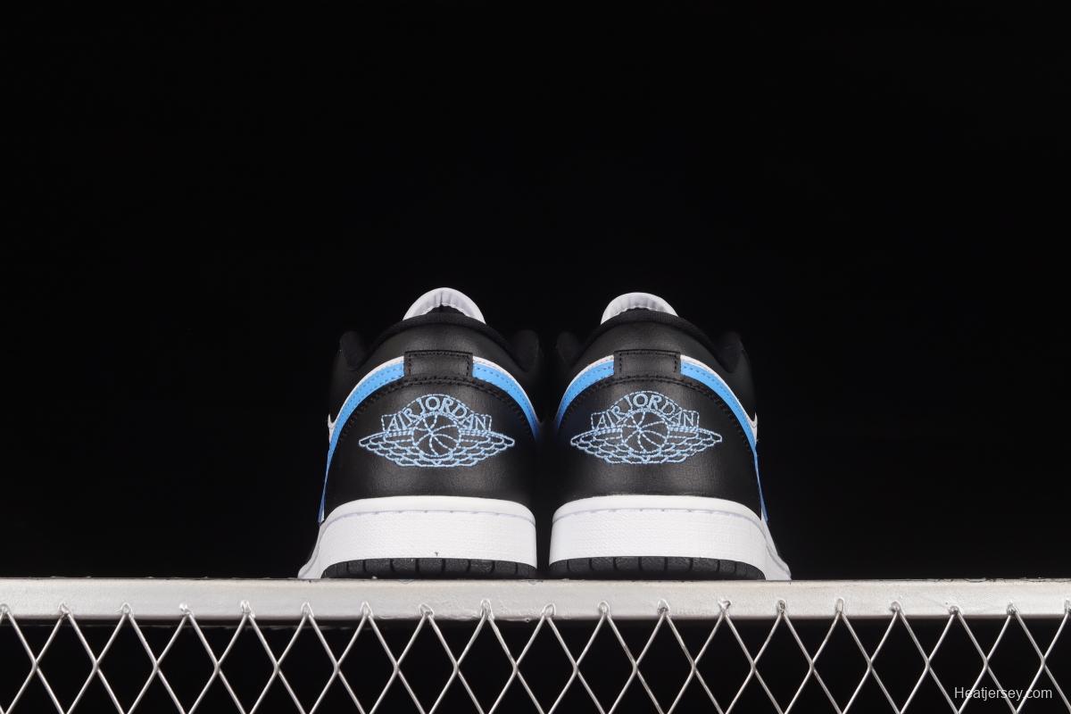 Air Jordan Low black blue and white low-top cultural leisure sports basketball shoes DC0774-041