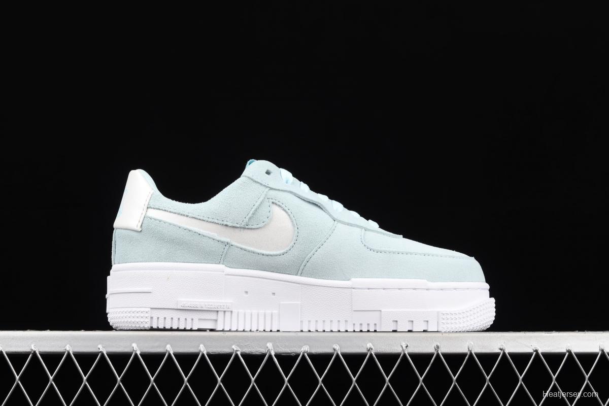 NIKE Air Force 1 Pixel deconstructing wind low-top casual board shoes DH3855-400