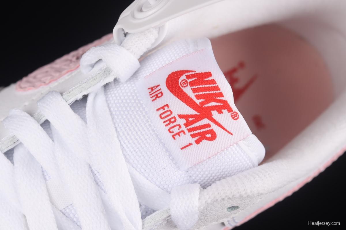 NIKE Air Force 1 Valentine's Day low-top casual board shoes DQ9320-100 for Valentine's Day