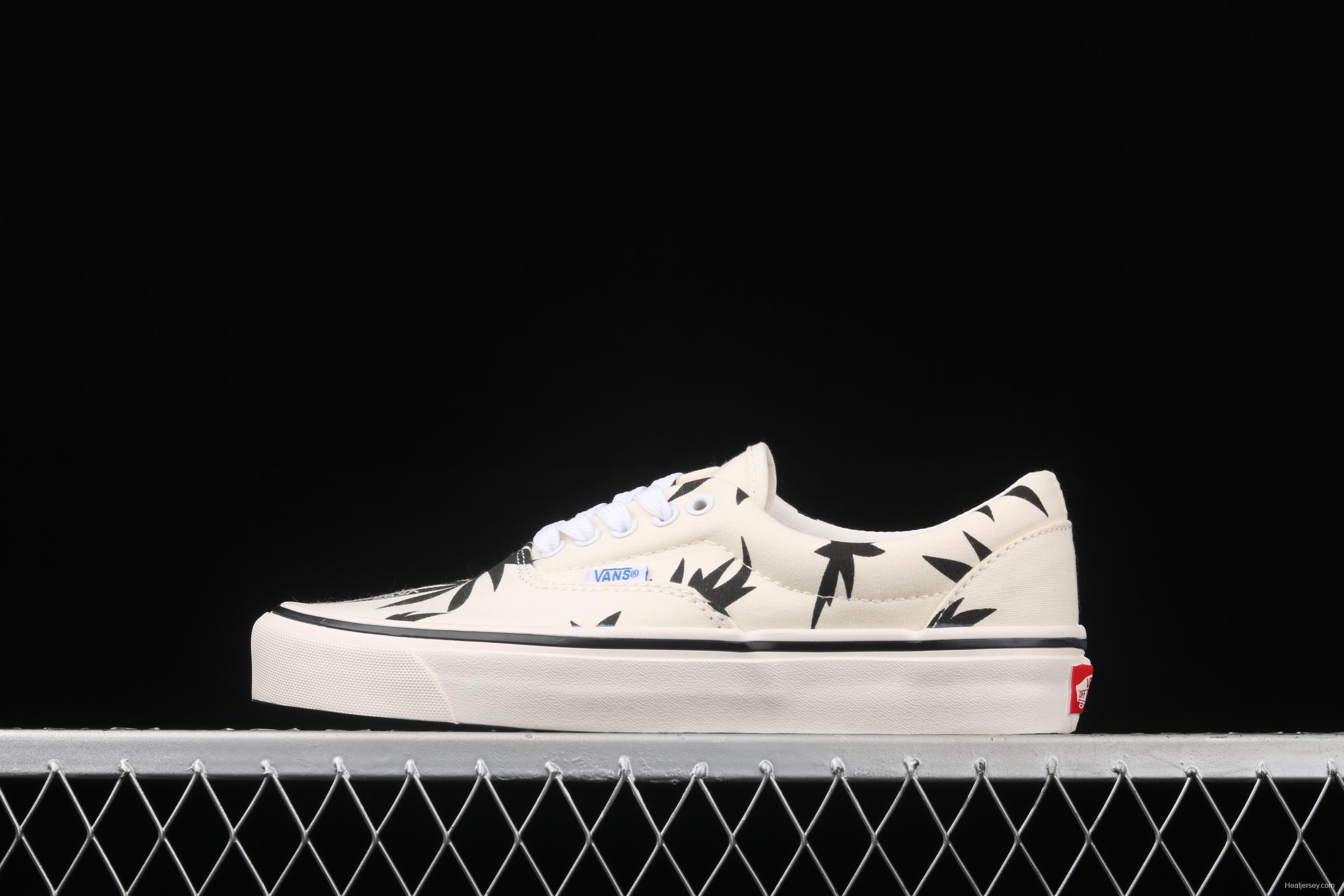 Vans Og Era Lx 2021 new high-end Korean version Baitai Maple Leaf White low-top board shoes VN0A4BVA01Z