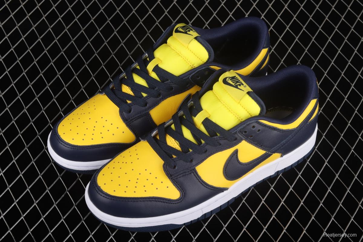 NIKE SB DUNK Low Michigan Michigan color buckle broken backboard fashion casual board shoes DD1391-700