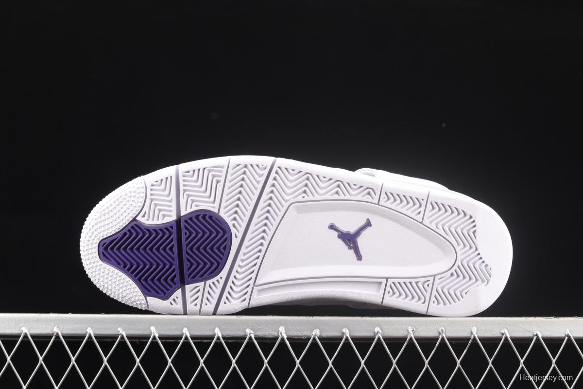 Air Jordan 4 Court Purple White and Purple head layer True Standard CT8527-115