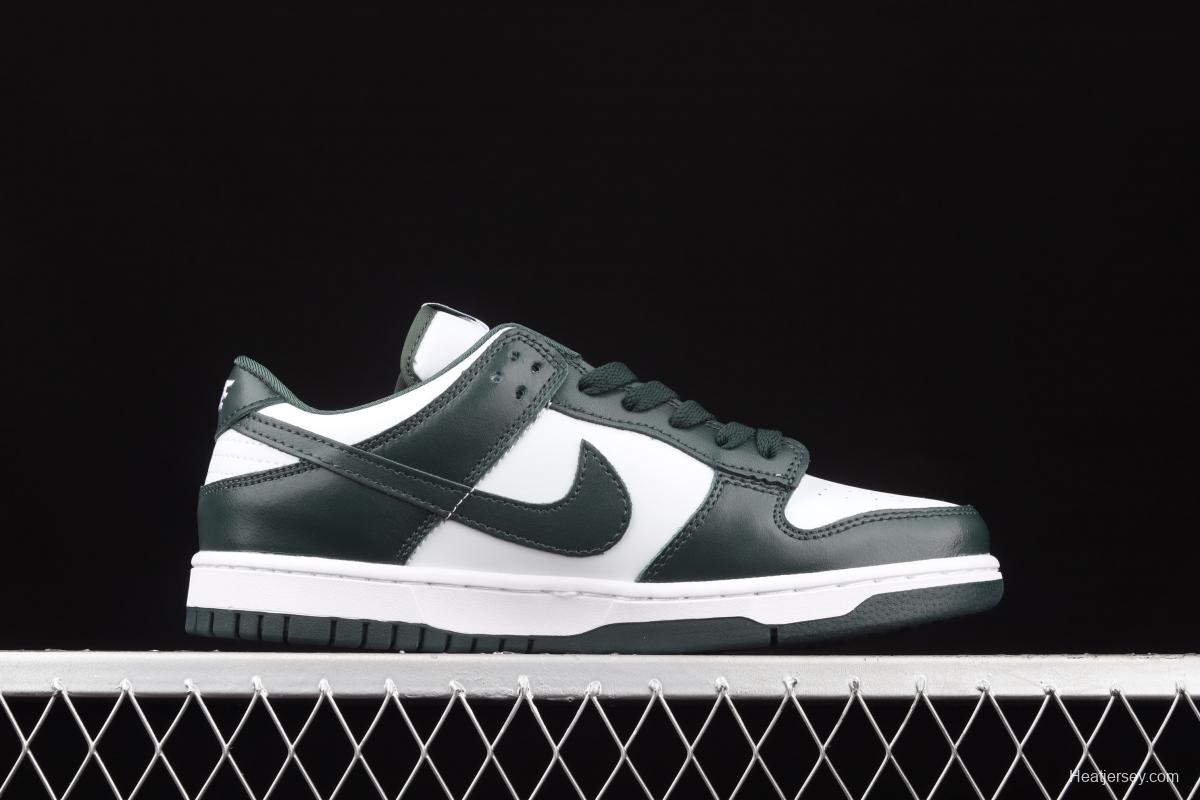 NIKE SB DUNK Low Team Green Michigan White and Green Slam Dunk Series low side Leisure Sports Skateboard shoes DD1391-101