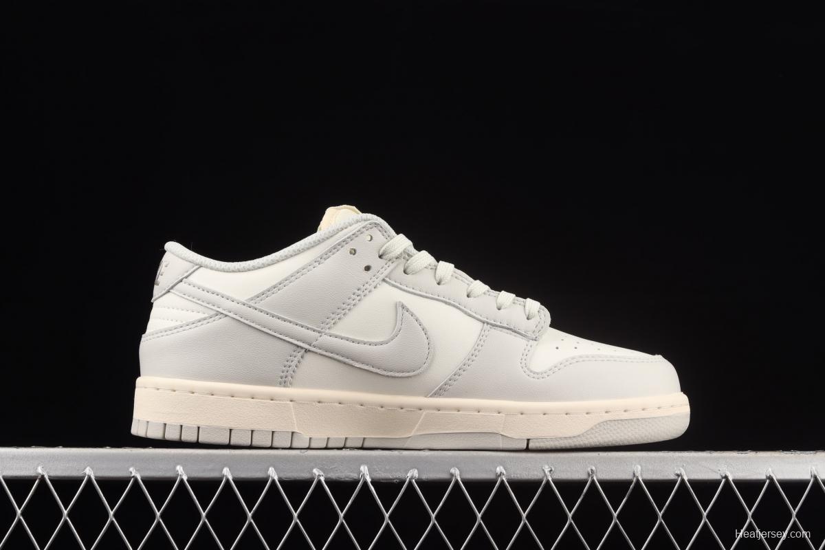 NIKE DUNK Low bone white color SB buckle rebound fashion leisure board shoes DD1503-107