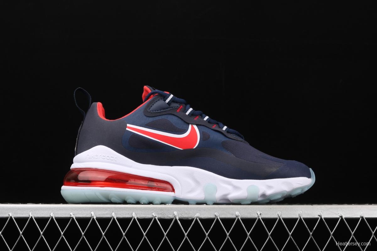 NIKE Air Max 270React new high-frequency mesh function half-palm air cushion running shoes CT1280-400