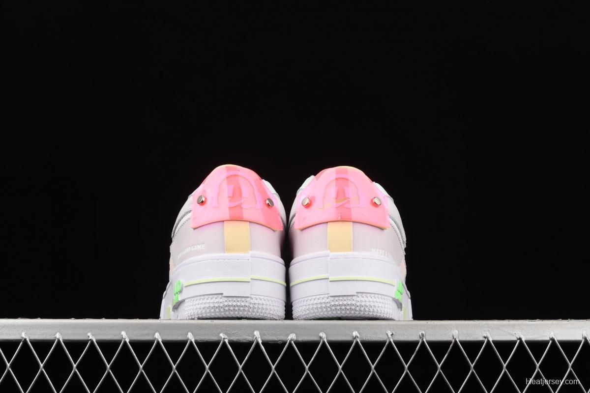 NIKE Air Force 1 Pixel deconstructs Leisure Board shoes DD2330-511L