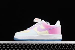 NIKE Air Force 1 purple light discoloration low-top sports leisure board shoes DA8301-100