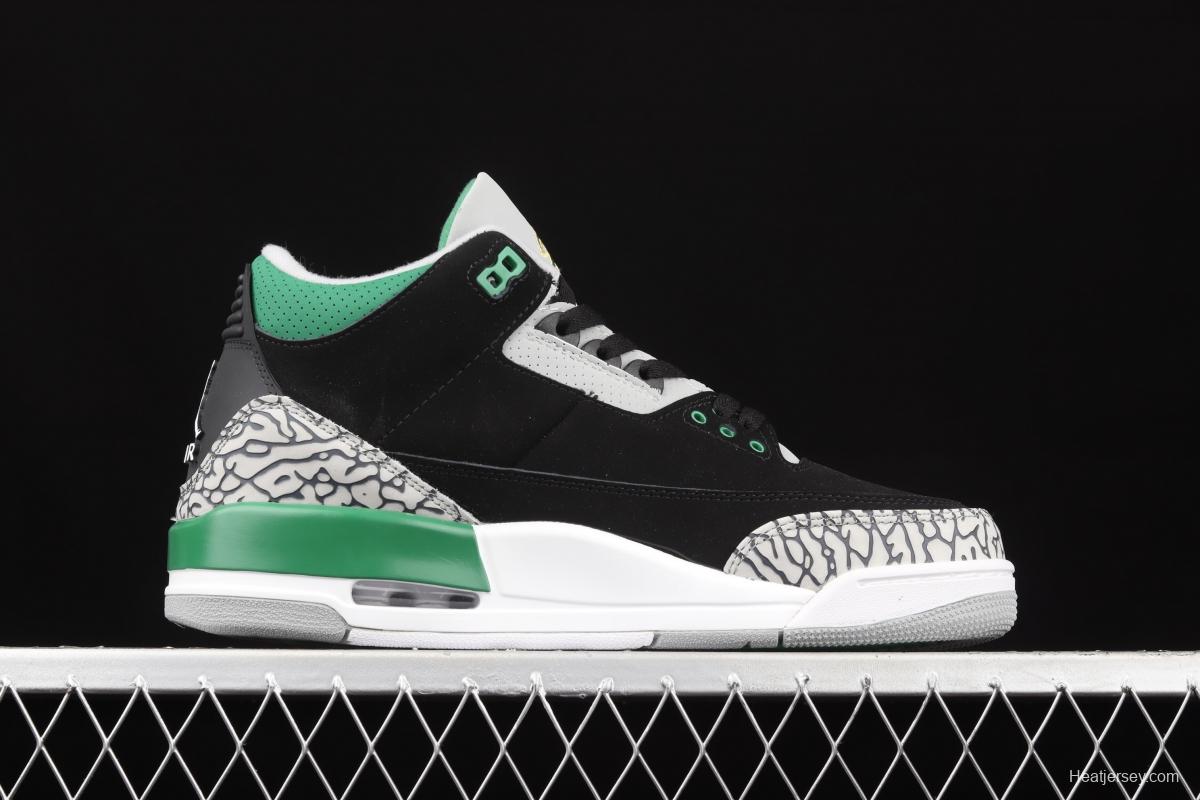 Air Jordan 3 Retro Racer Blue AJ3 Joe 3 black and green CT8532-030