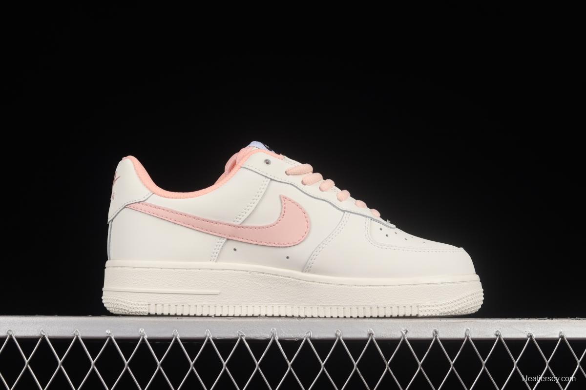 NIKE Air Force 1'07 Low White Pink Low Casual Sneakers CQ5059-106