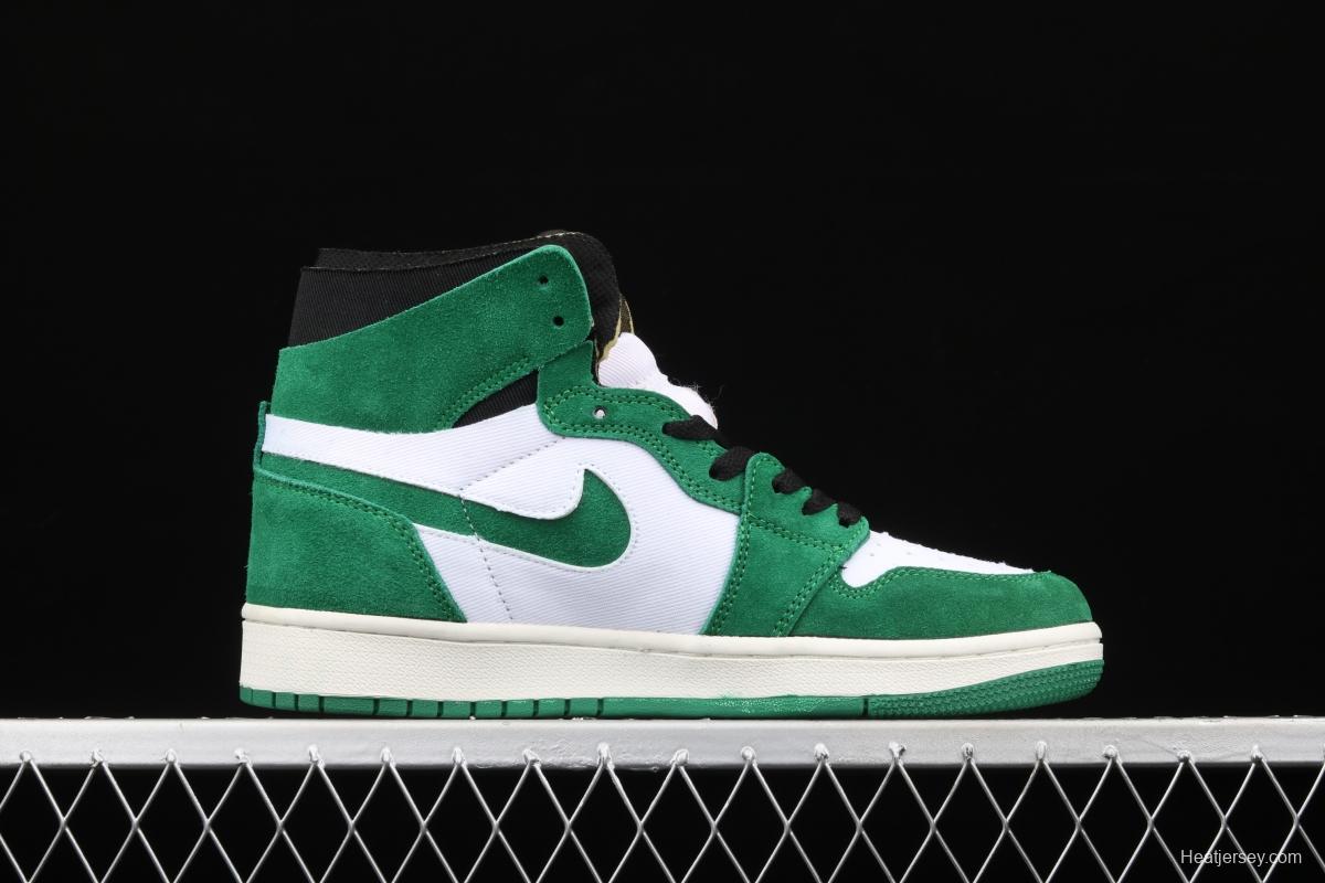 Air Jordan 1 Zoom CMFT StAdidasium Green white and green splicing CT0978-300