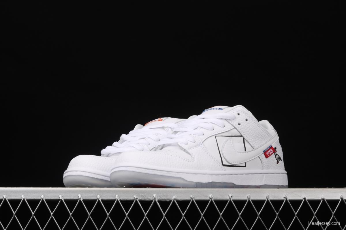 NIKE DUNK SB Low White Pigeon White Pigeon SB low upper board shoes 883232-010