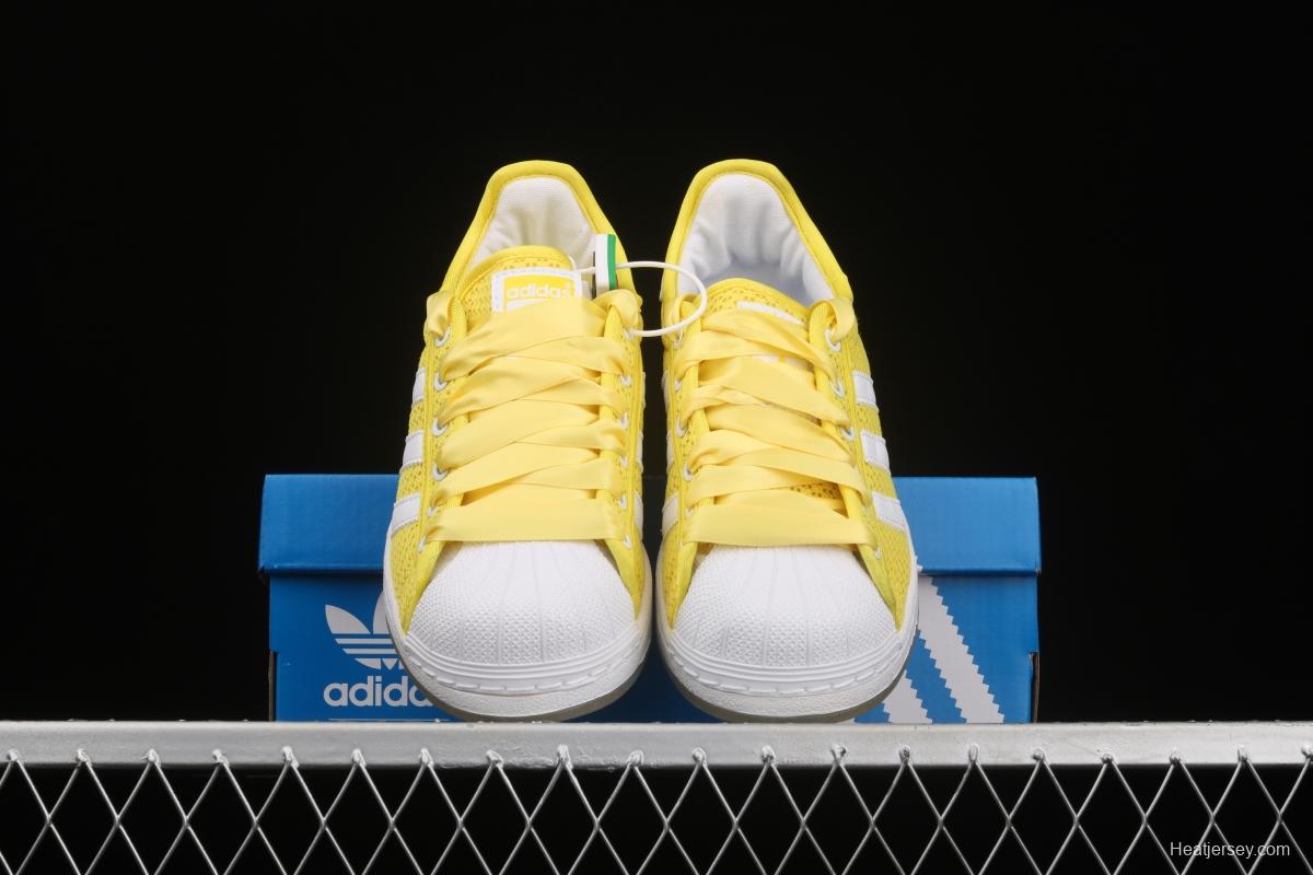 Adidas Originals Superstar S82581 shell head woven breathable leisure board shoes