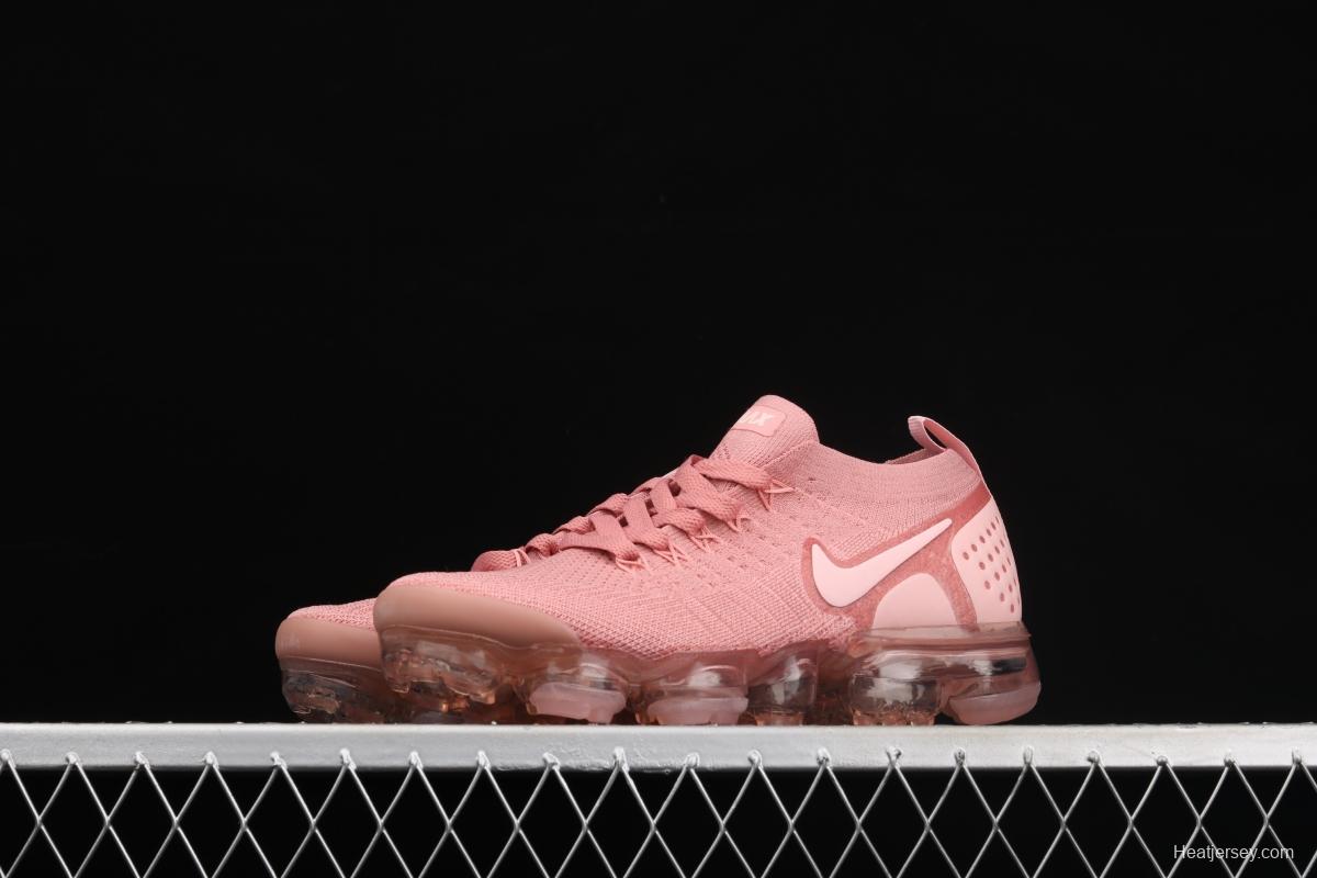 NIKE Air Vapormax Flyknt 2019 full palm air cushion running shoes 942843-600