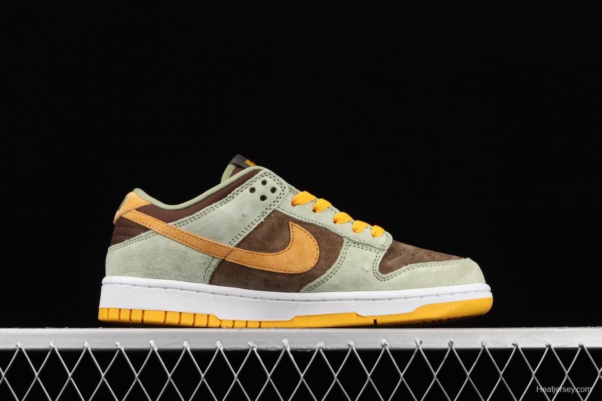 NIKE SB DUNK Low Prm green brown orange SB rebound fashion casual board shoes DH5360-300