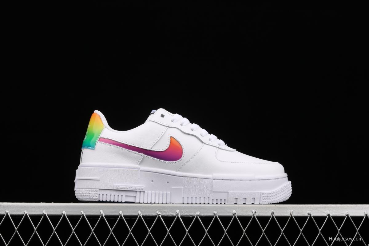 NIKE Air Force 1 Pixel deconstructing wind low-top casual board shoes DH3860-007