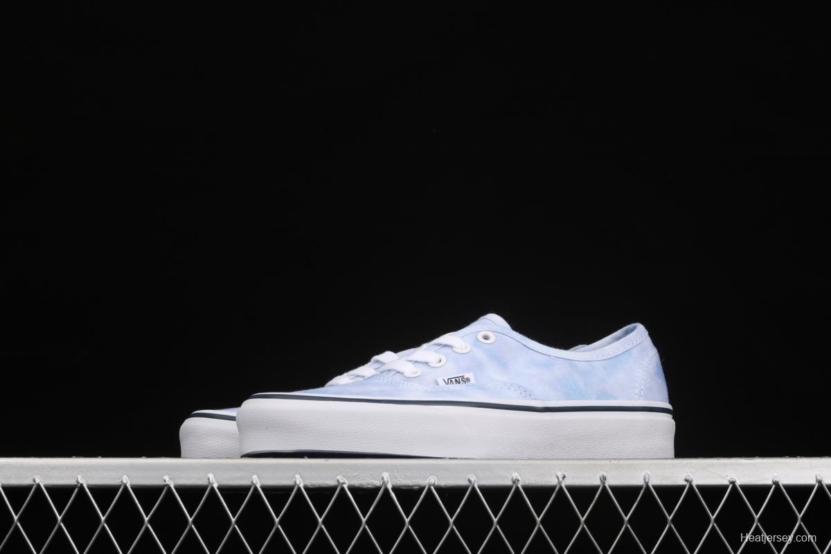 Vans Authentic Lx Vance Milk Blue White Blue low-top Vulcanized Board shoes VN0003B9IWC