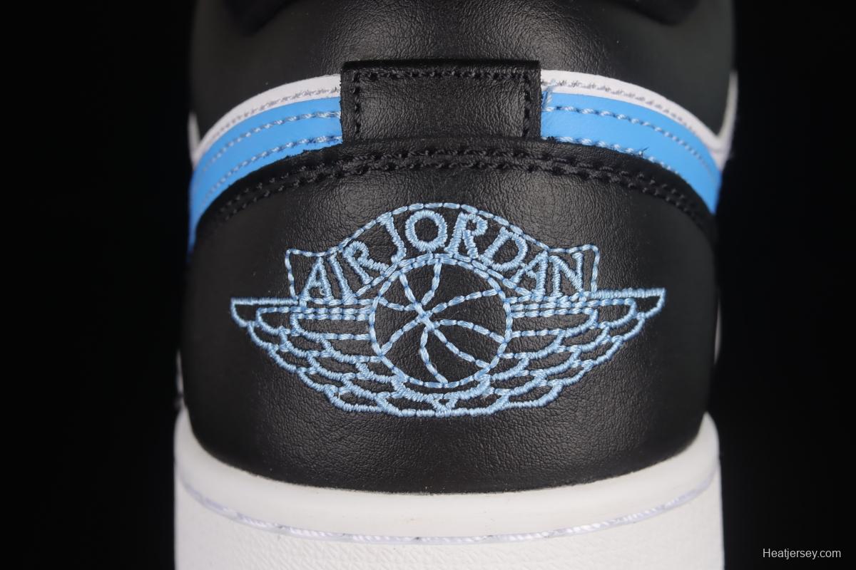 Air Jordan Low black blue and white low-top cultural leisure sports basketball shoes DC0774-041