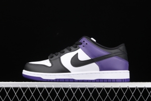 NIKE SB DUNK Low Court Purple black and purple North Carolina low-top leisure sports skateboard shoes BQ6817-500