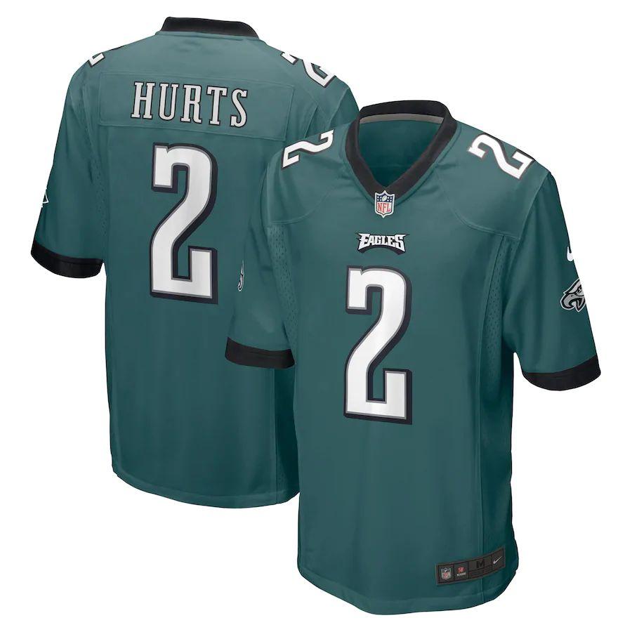 Men's Jalen Hurts Midnight Green Player Limited Team Jersey