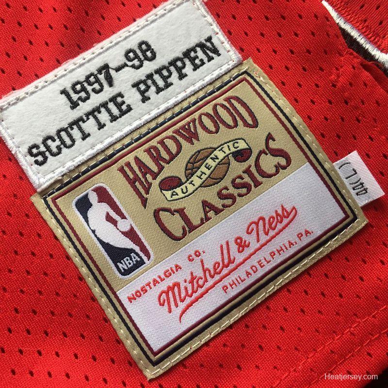 Men's Scottie Pippen Red Retro Classic Team Jersey