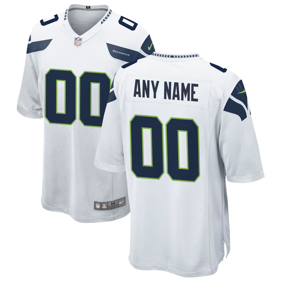 Men's White Custom Limited Team Jersey