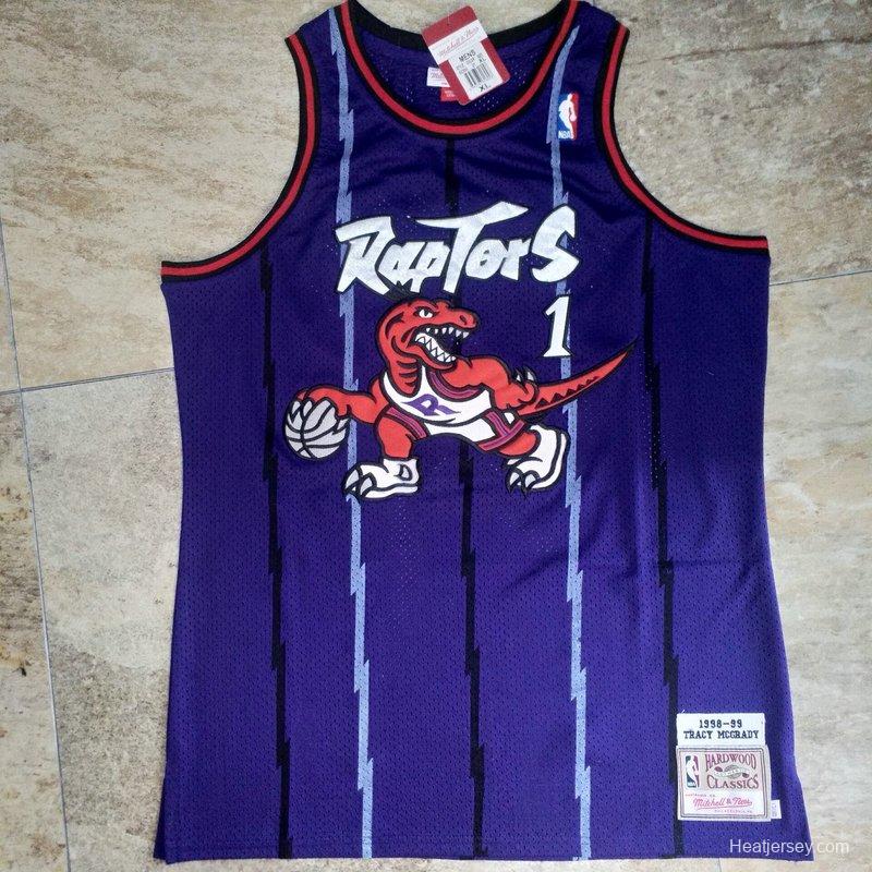 Men's Tracy McGrady Purple Retro Classic Team Jersey