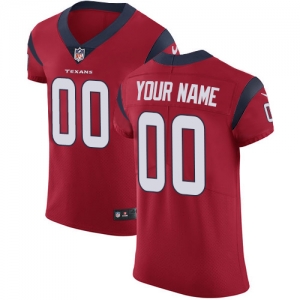 Mens Red Customized Alternate Elite Team Jersey