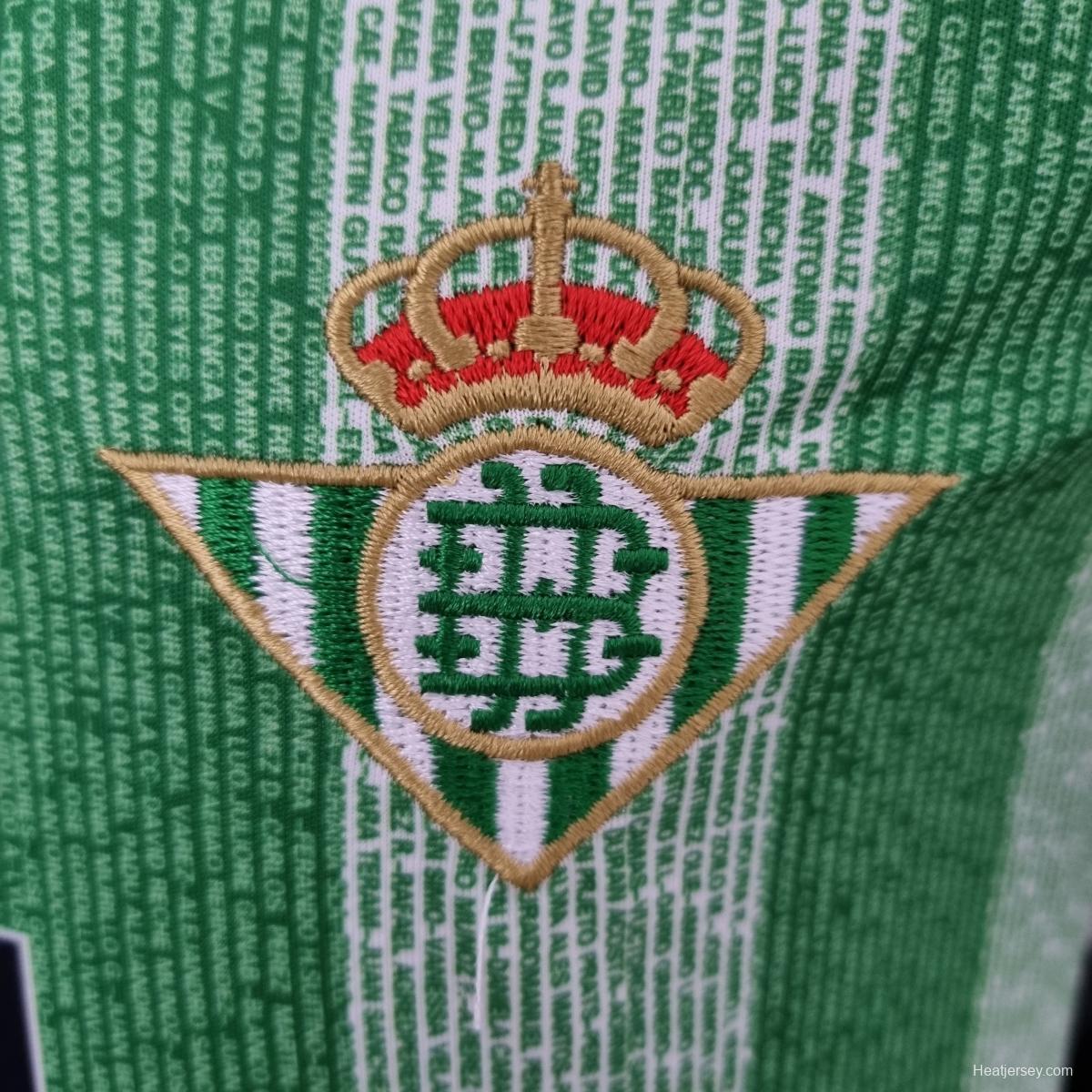 22/23 Real Betis Special Edition kids Soccer Jersey